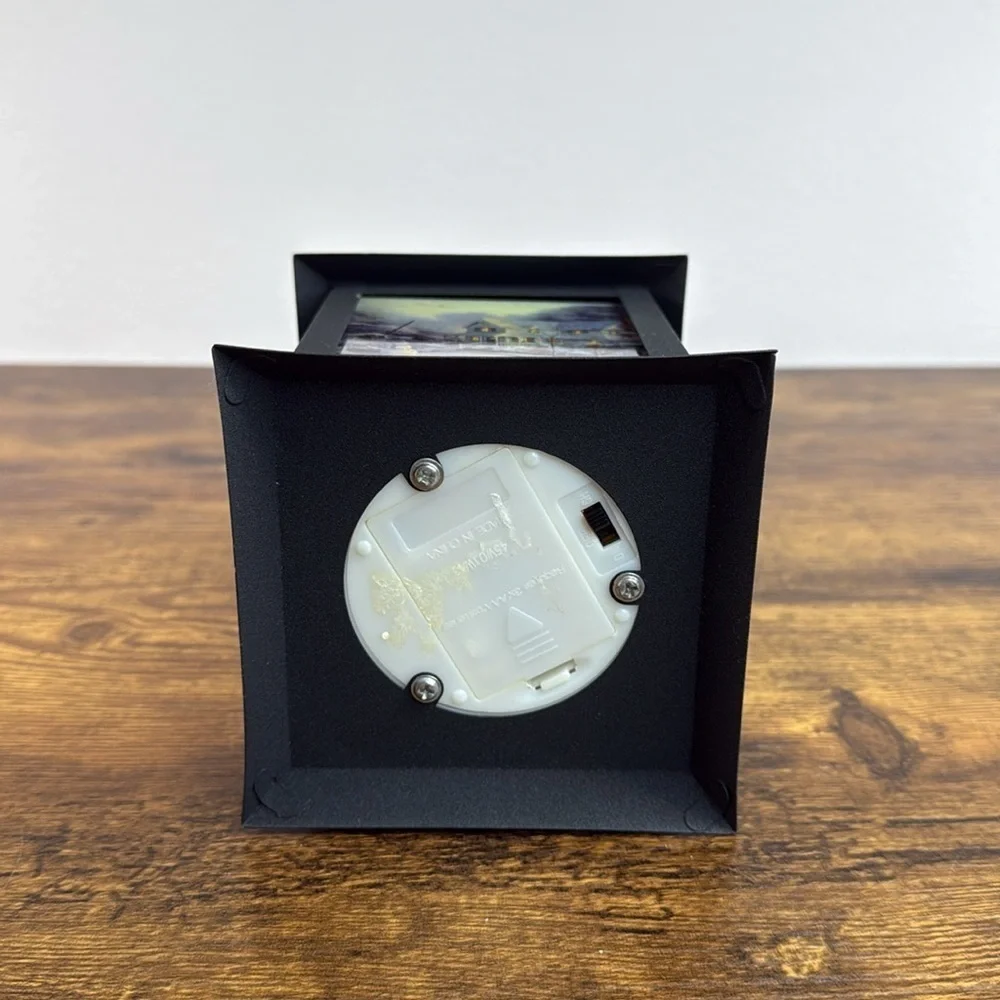 Candle Lantern with Scenic Artwork & Candle Inside